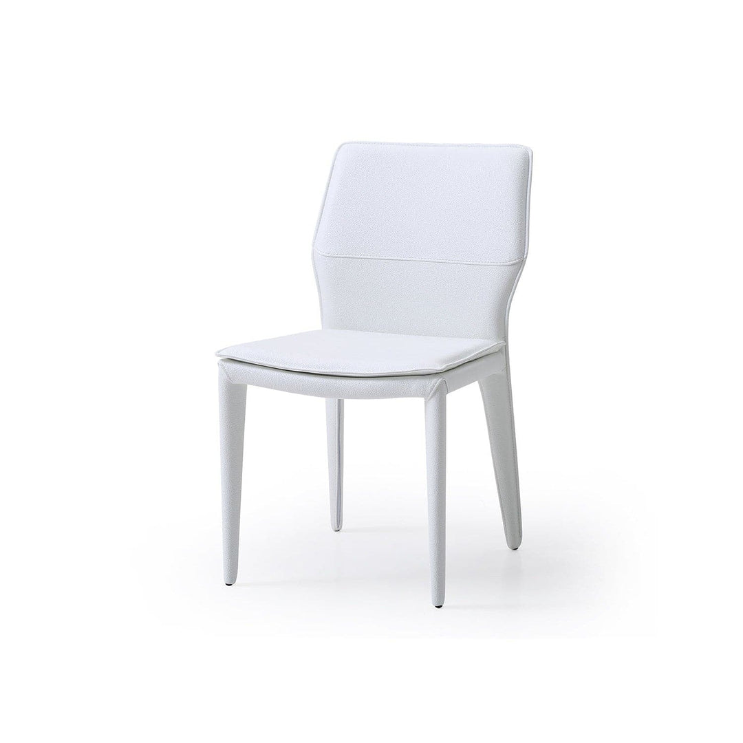 Miranda Dining Chair-Whiteline Modern Living-WHITELINE-DC1475-WHT-Dining ChairsWhite Faux Leather-6-France and Son