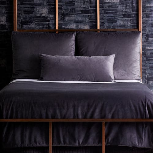 Modern Velvet Box Pillow-Ann Gish-ANNGISH-BPMV3025-ABL-BeddingAmalfi Blue-1-France and Son