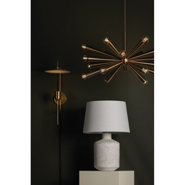 Table Lamps Lush Table Lamp - Patina Brass