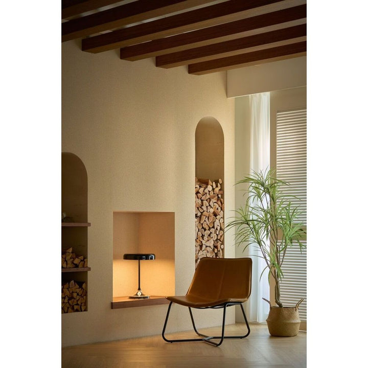 Table Lamps MR. DJ Table Lamp - Clear/Shiny Black - Pmma , Genuien Brass, Steel