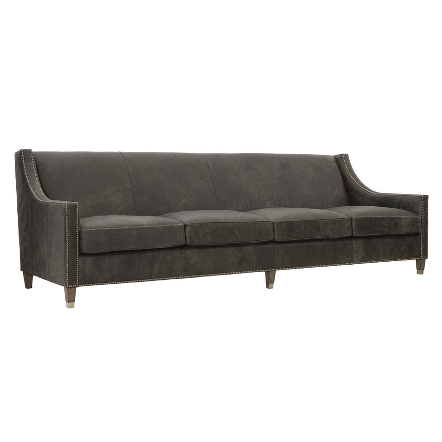 Palisades Leather Sofa Without Pillows-Bernhardt-BHDT-N2877LY-Sofas-1-France and Son