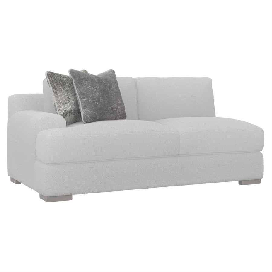 Andie Fabric Loveseat-Bernhardt-BHDT-N8442-SofasLeft Arm-With Pillows-1-France and Son