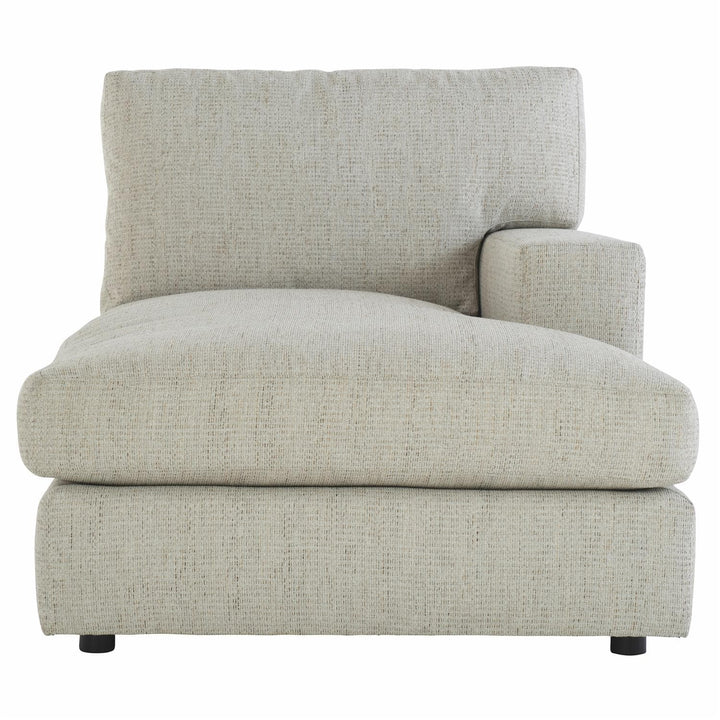 Rawls Fabric Chaise Without Pillows-Bernhardt-BHDT-N9738Y-Chaise LoungesLeft Arm-6-France and Son