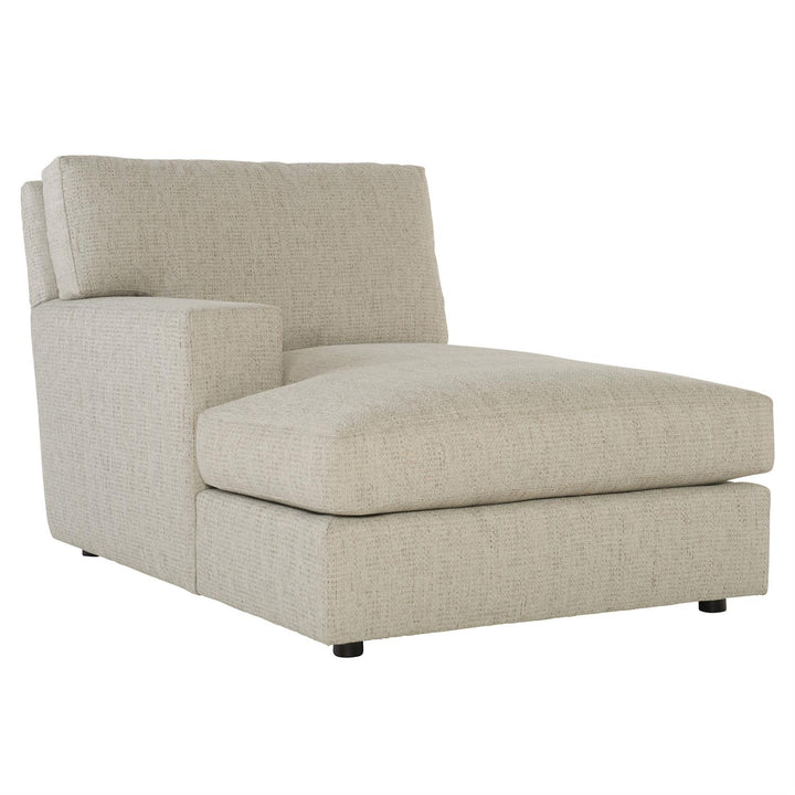 Rawls Fabric Chaise Without Pillows-Bernhardt-BHDT-N9738Y-Chaise LoungesLeft Arm-1-France and Son