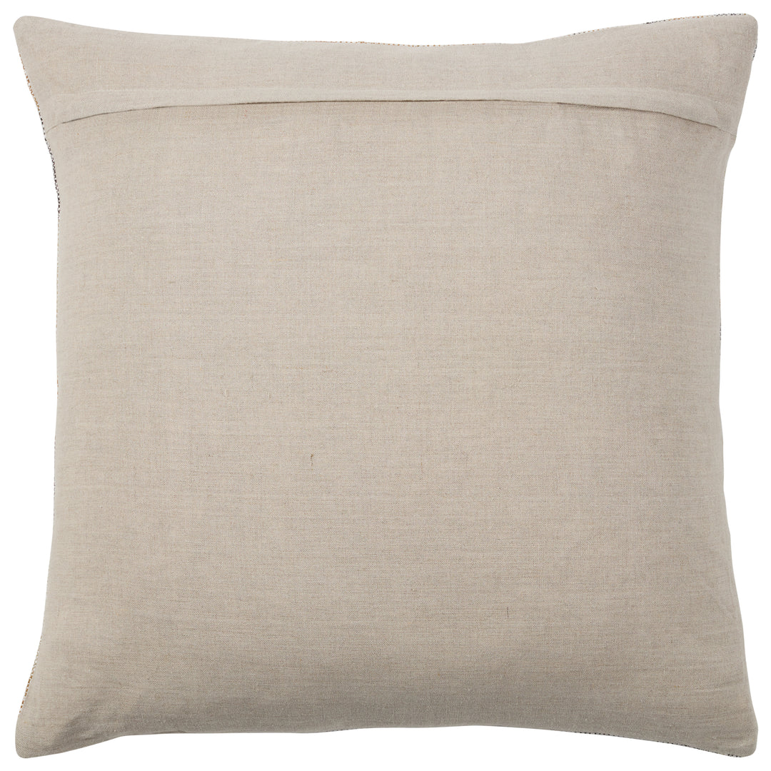 Jaipur Living Isoke Handmade Solid White/Blue Poly Fill Pillow (24"X24" Square)