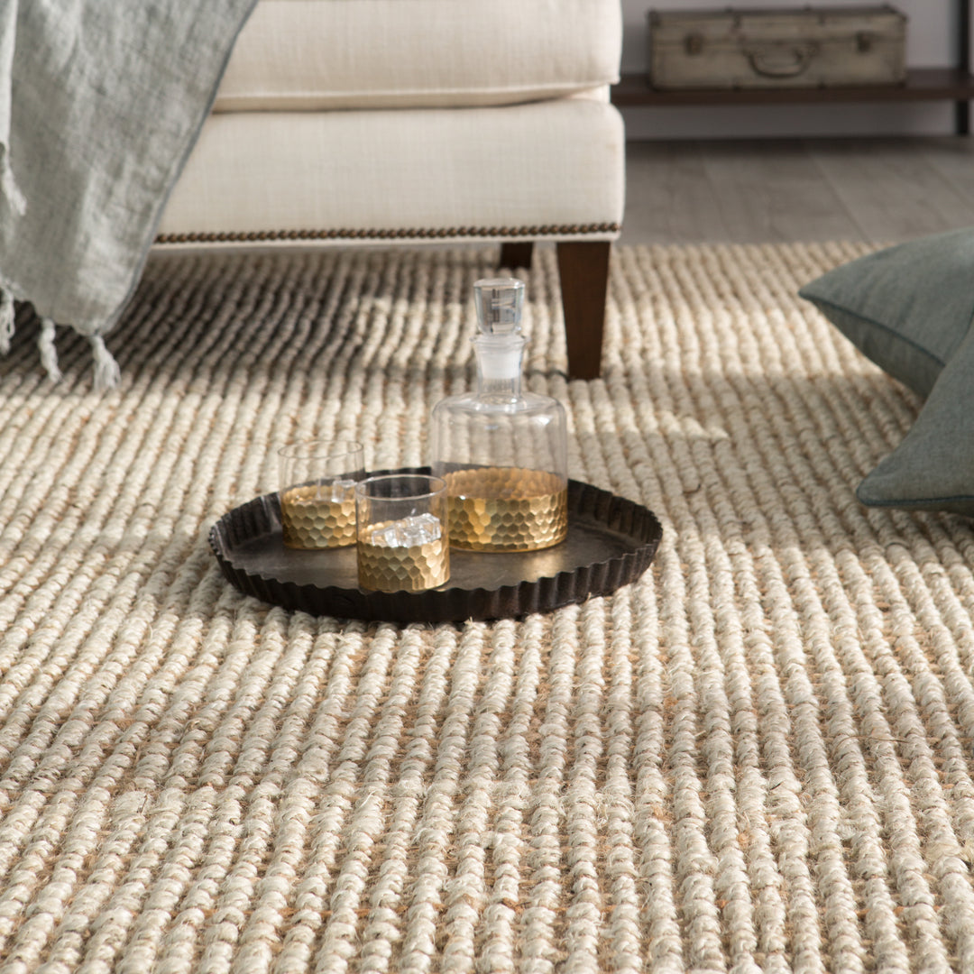 Jaipur Living Mayen Natural Solid White/ Tan Area Rug (12'X15')