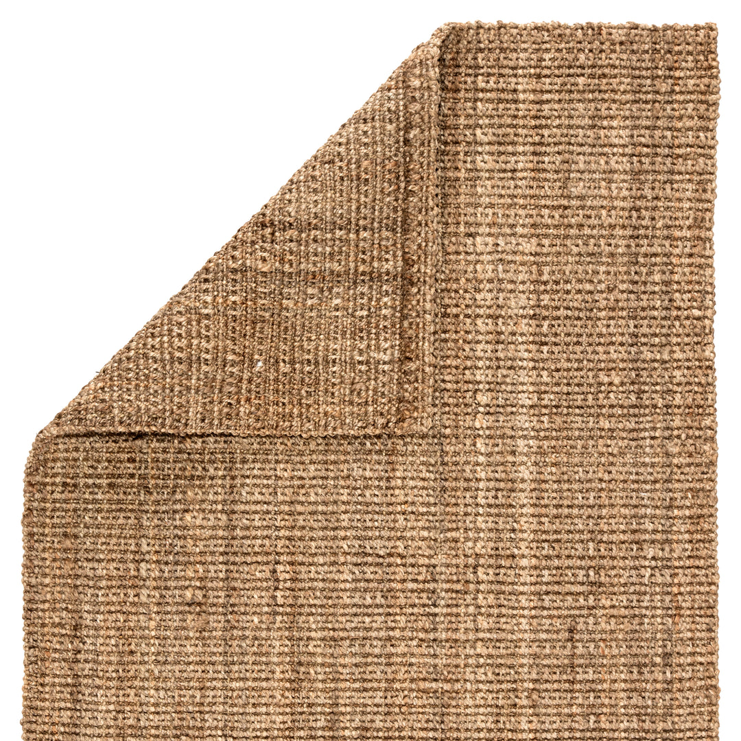 Jaipur Living Achelle Natural Solid Taupe Runner Rug (2'6"X12')