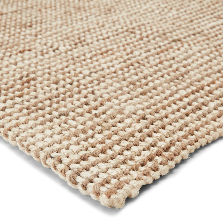 Jaipur Living Mayen Natural Solid Tan/ White Area Rug (12'X15')