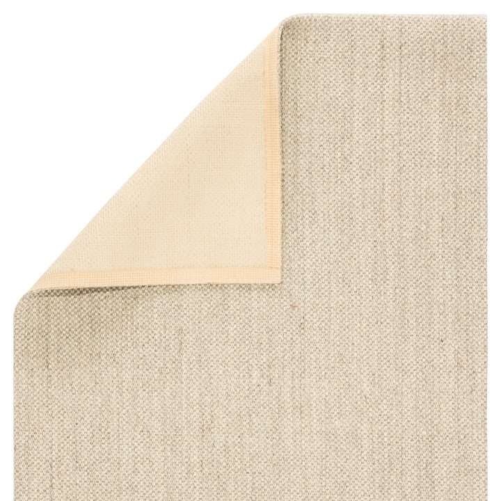 Jaipur Living Naples Natural Solid White/ Taupe Area Rug (2'X3')