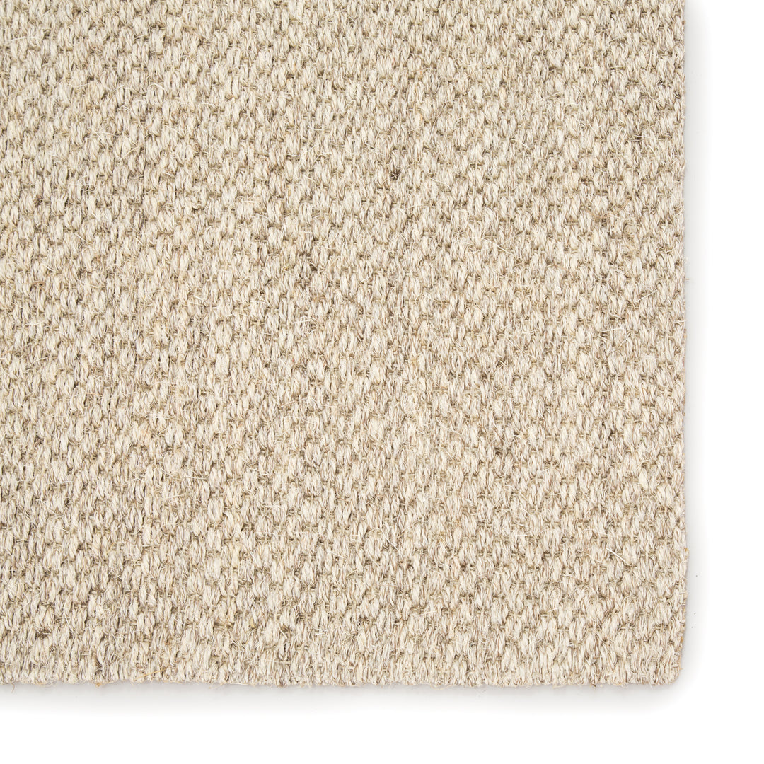 Jaipur Living Naples Natural Solid White/ Taupe Area Rug (2'X3')