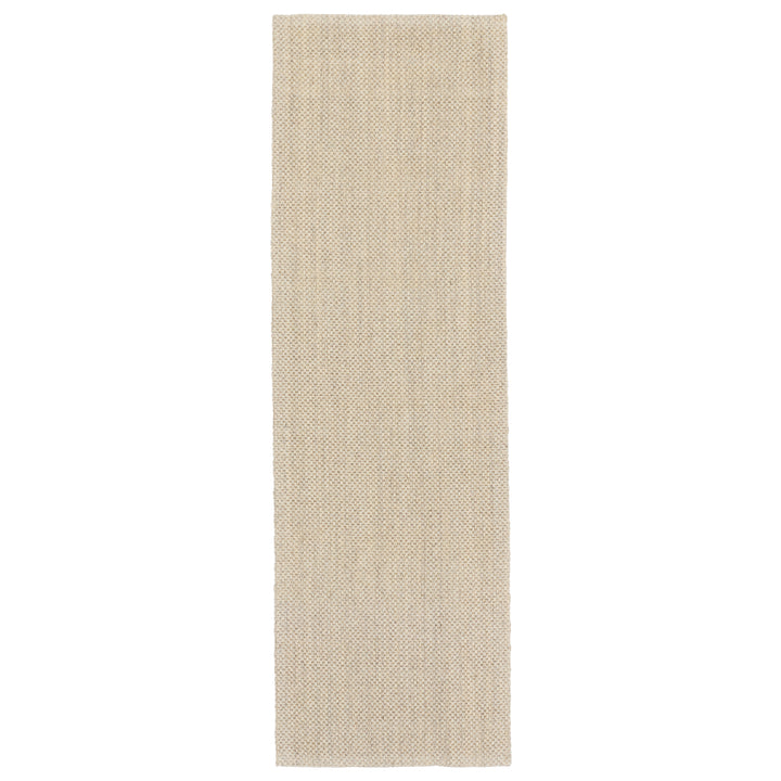 Jaipur Living Naples Natural Solid White/ Taupe Area Rug (5'X8')