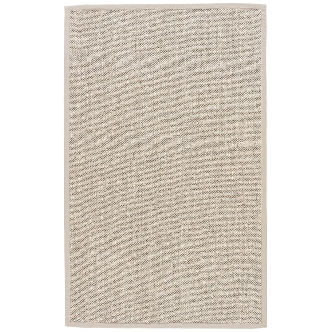 Jaipur Living Naples Natural Solid Beige/ Ivory Area Rug (4'X6')