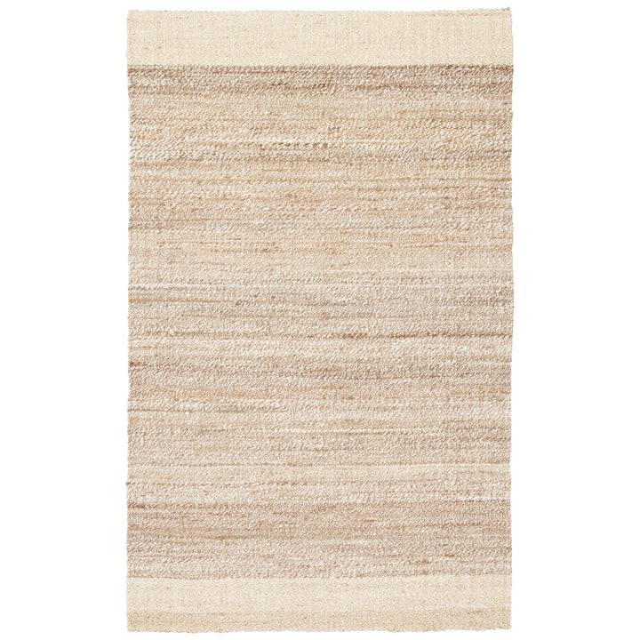 Jaipur Living Mallow Natural Bordered White/ Tan Area Rug (10'X14')