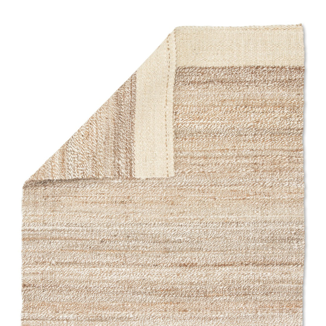 Jaipur Living Mallow Natural Bordered White/ Tan Area Rug (10'X14')