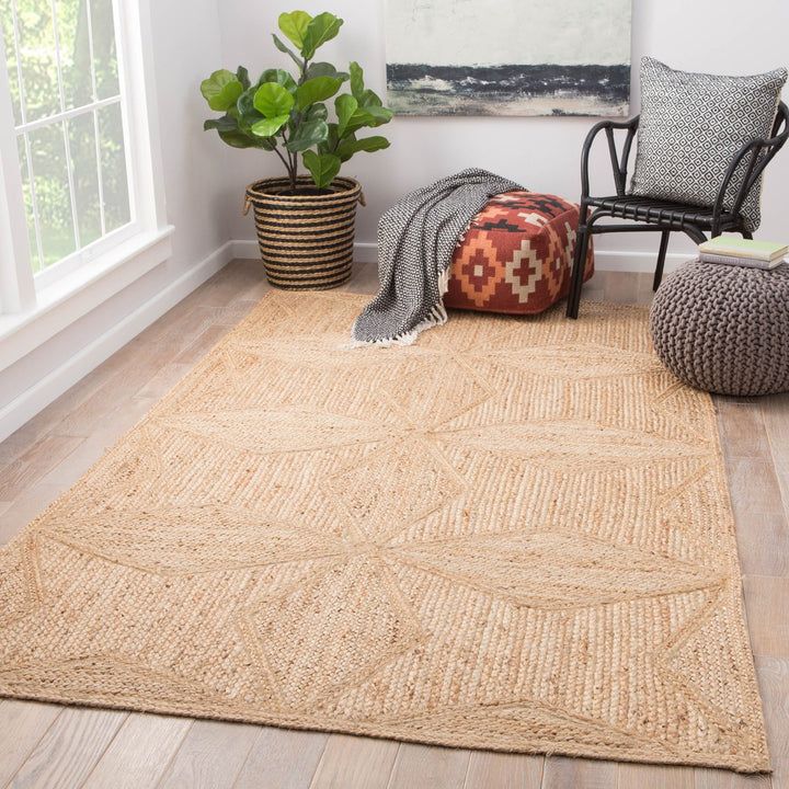 Jaipur Living Abel Natural Geometric Beige Area Rug (12'X15')