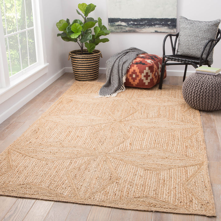 Jaipur Living Abel Natural Geometric Beige Area Rug (9'X12')