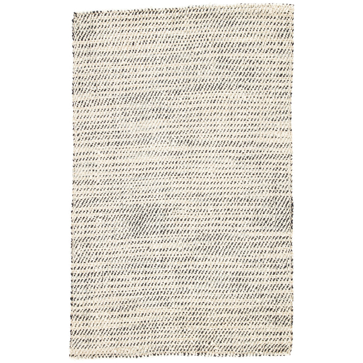 Jaipur Living Almand Natural Solid White/ Black Area Rug (12'X15')