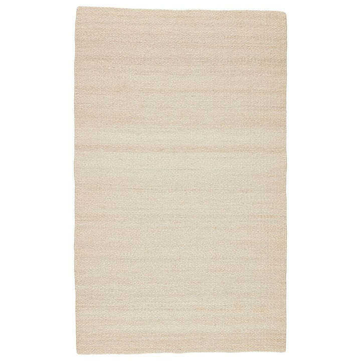 Rugs Herzian Natural Solid White Area Rug (10'X14')