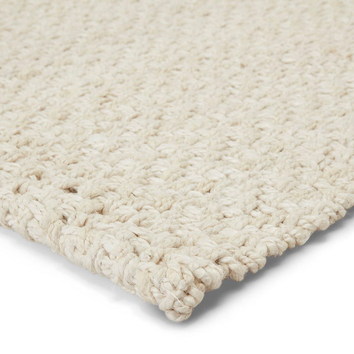 Jaipur Living Tracie Natural Solid White Runner Rug (3'X10')