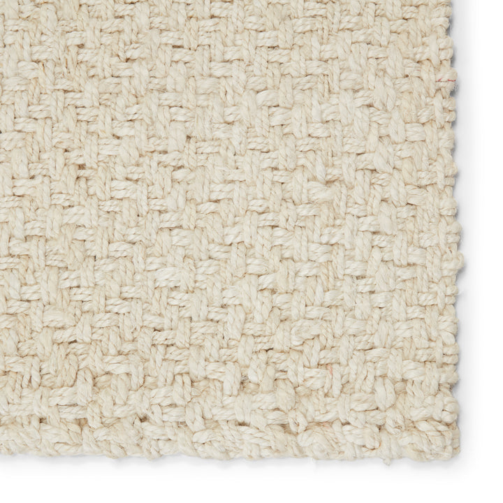 Jaipur Living Tracie Natural Solid White Runner Rug (3'X10')