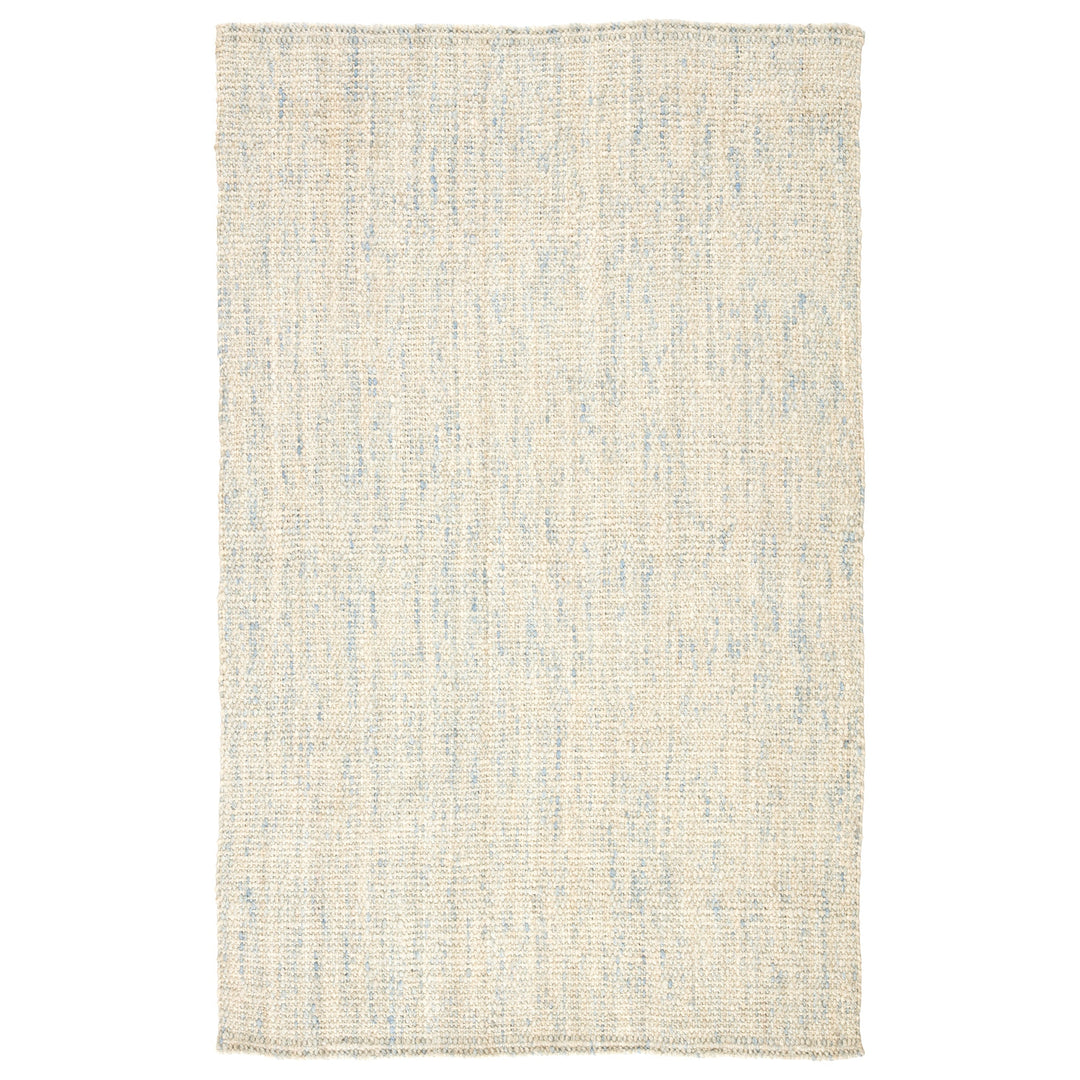 Jaipur Living Bluffton Natural Solid Ivory/ Blue Area Rug (2'X3')