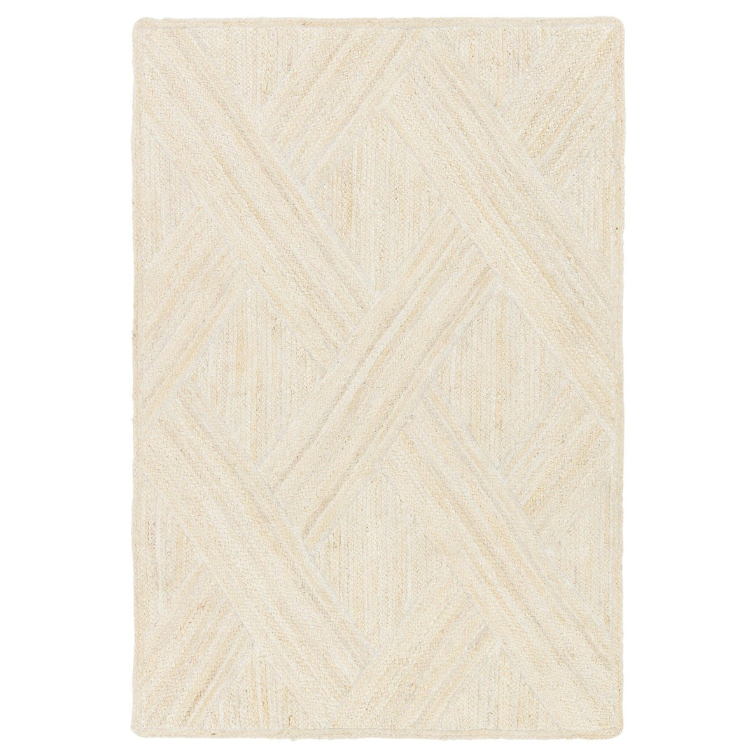 Jaipur Living Vero Natural Trellis Ivory Runner Rug (4'X12')