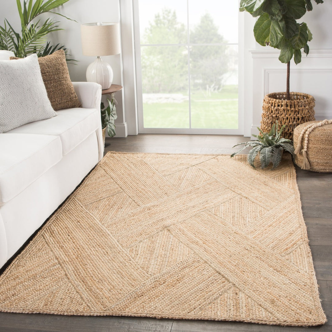 Jaipur Living Vero Natural Trellis Beige Area Rug (8'X10')