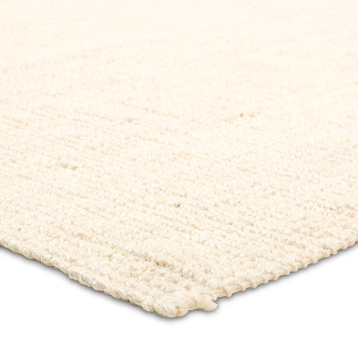 Jaipur Living Calm Handmade Solid Ivory Area Rug (9'X12')