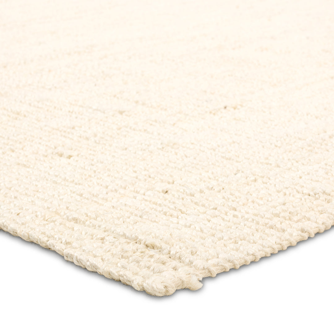 Jaipur Living Calm Handmade Solid Ivory Area Rug (10'X14')