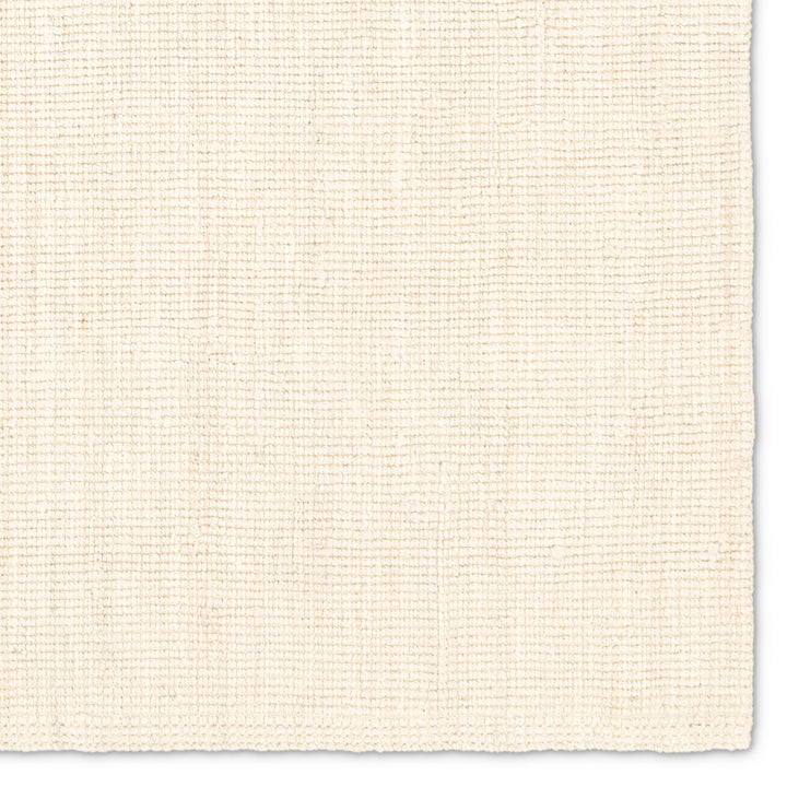 Jaipur Living Calm Handmade Solid Ivory Area Rug (5'X8')