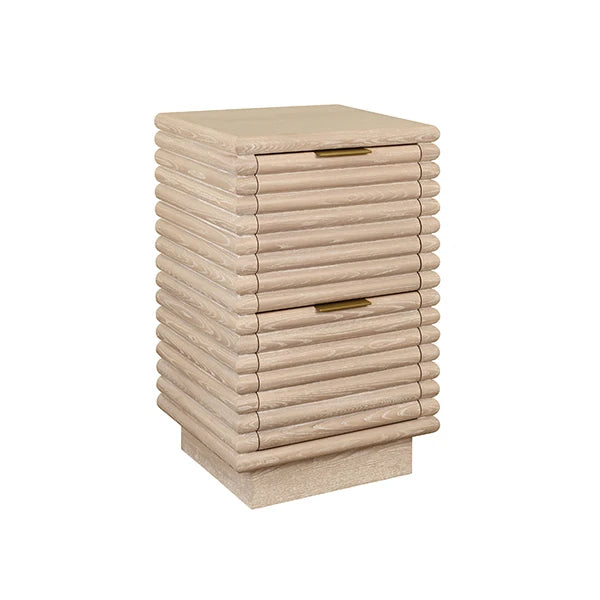 Nayla Two Drawer Side Table