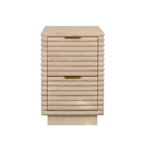 Nayla Two Drawer Side Table