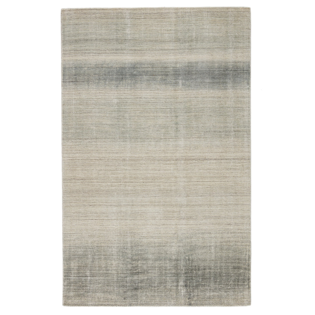 Barclay Butera by Jaipur Living Bayshores Handmade Ombre Gray/ Beige Area Rug (5'X8')