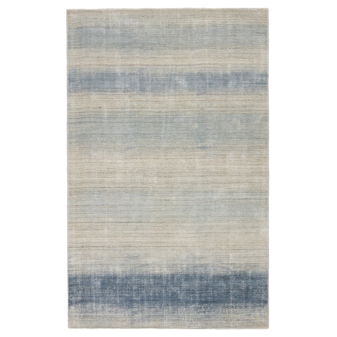 Barclay Butera by Jaipur Living Bayshores Handmade Ombre Blue/ Beige Area Rug (9'X12')