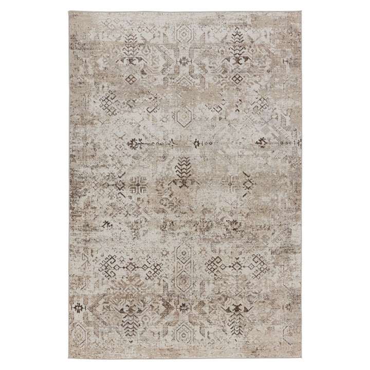 Vibe by Jaipur Living Kati Tribal Brown/ Cream Area Rug (7'10"X10')