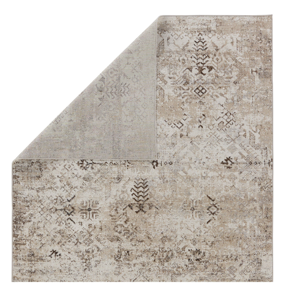 Vibe by Jaipur Living Kati Tribal Brown/ Cream Area Rug (2'X3')