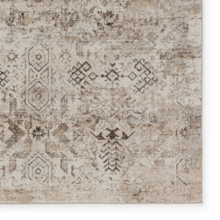 Vibe by Jaipur Living Kati Tribal Brown/ Cream Area Rug (7'10"X10')