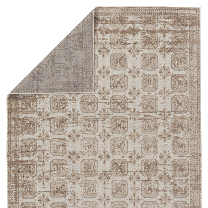 Vibe by Jaipur Living Milea Trellis Tan/ Cream Area Rug (4'X6')