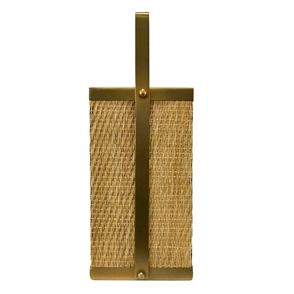 Nelson Rectangle Woven Rattan Magazine Holder