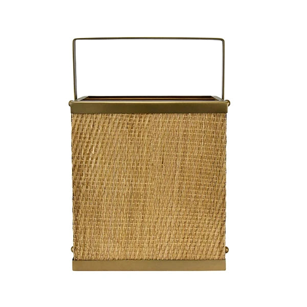 Nelson Rectangle Woven Rattan Magazine Holder