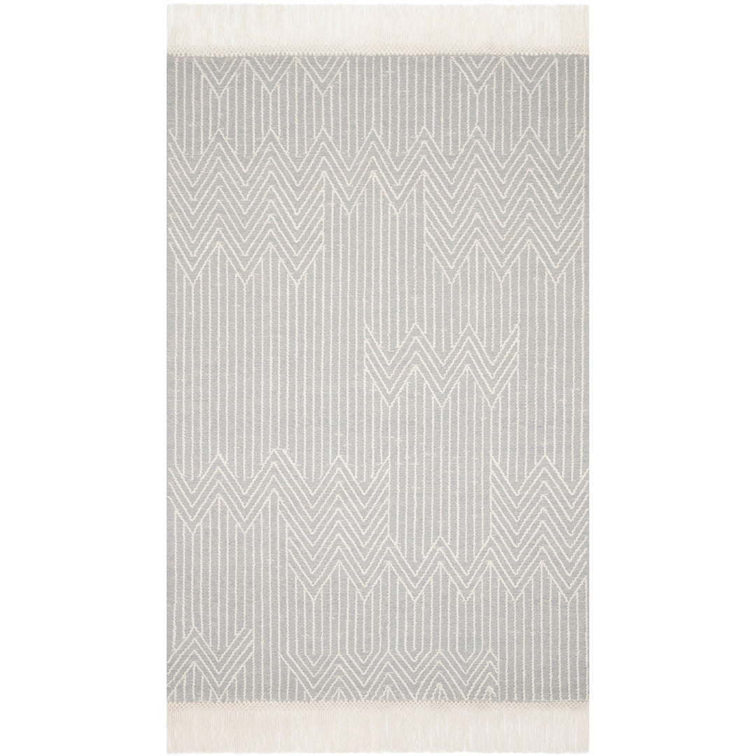 Magnolia Home By Joanna Gaines x Loloi Newton Lt Grey / Ivory 18" x 18" Sample Rug