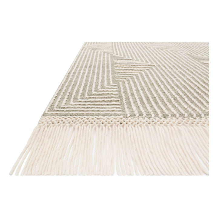 Magnolia Home By Joanna Gaines x Loloi Newton Sage / Ivory 2'-3" x 3'-9" Accent Rug