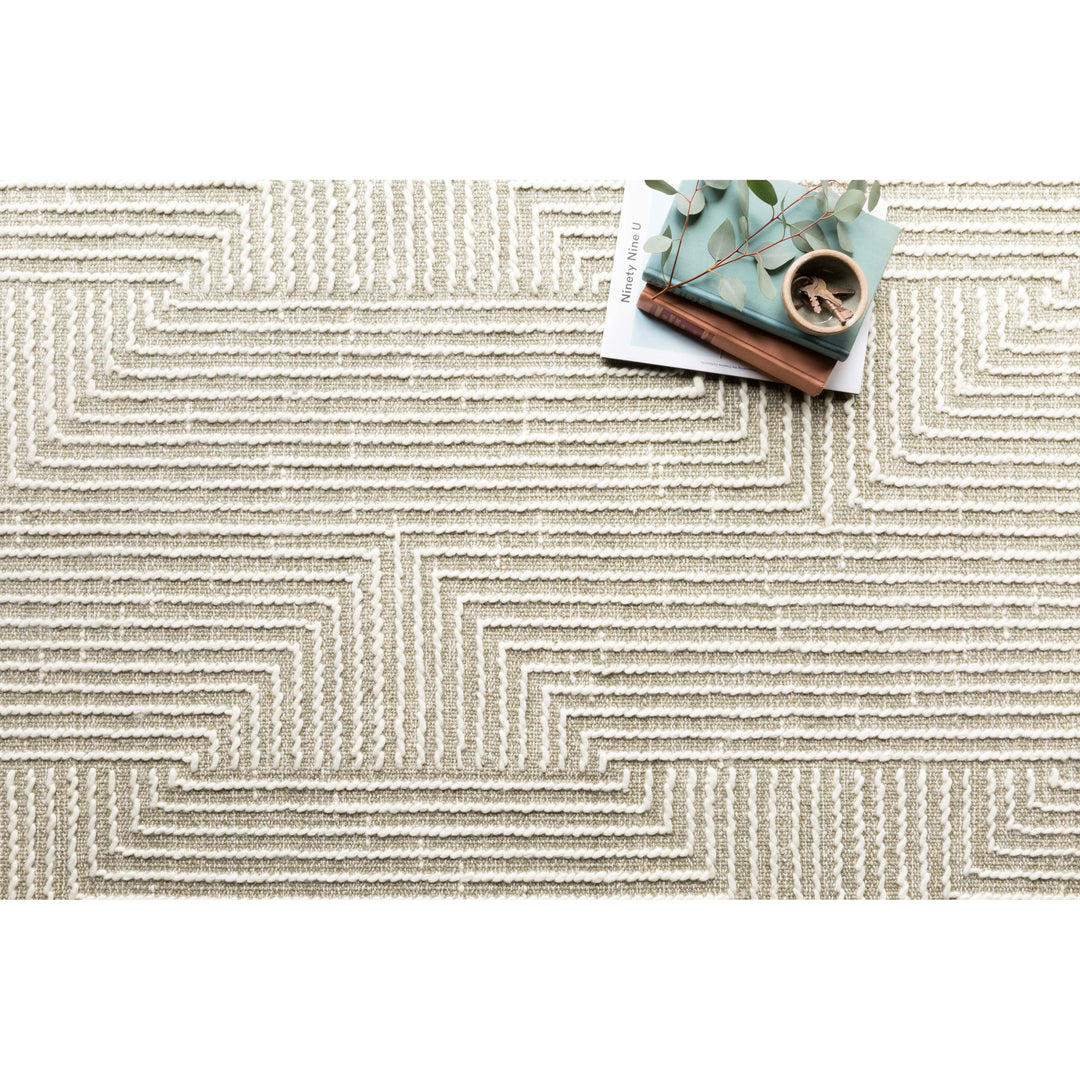 Magnolia Home By Joanna Gaines x Loloi Newton Sage / Ivory 2'-3" x 3'-9" Accent Rug