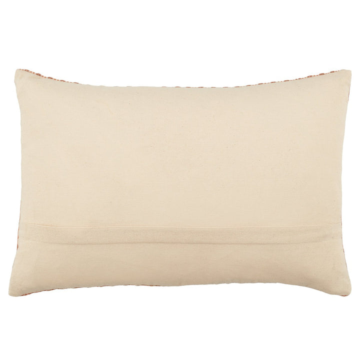 Jaipur Living Letsami Tribal Terracotta/ Ivory Poly Fill Pillow (13"X21" Lumbar)