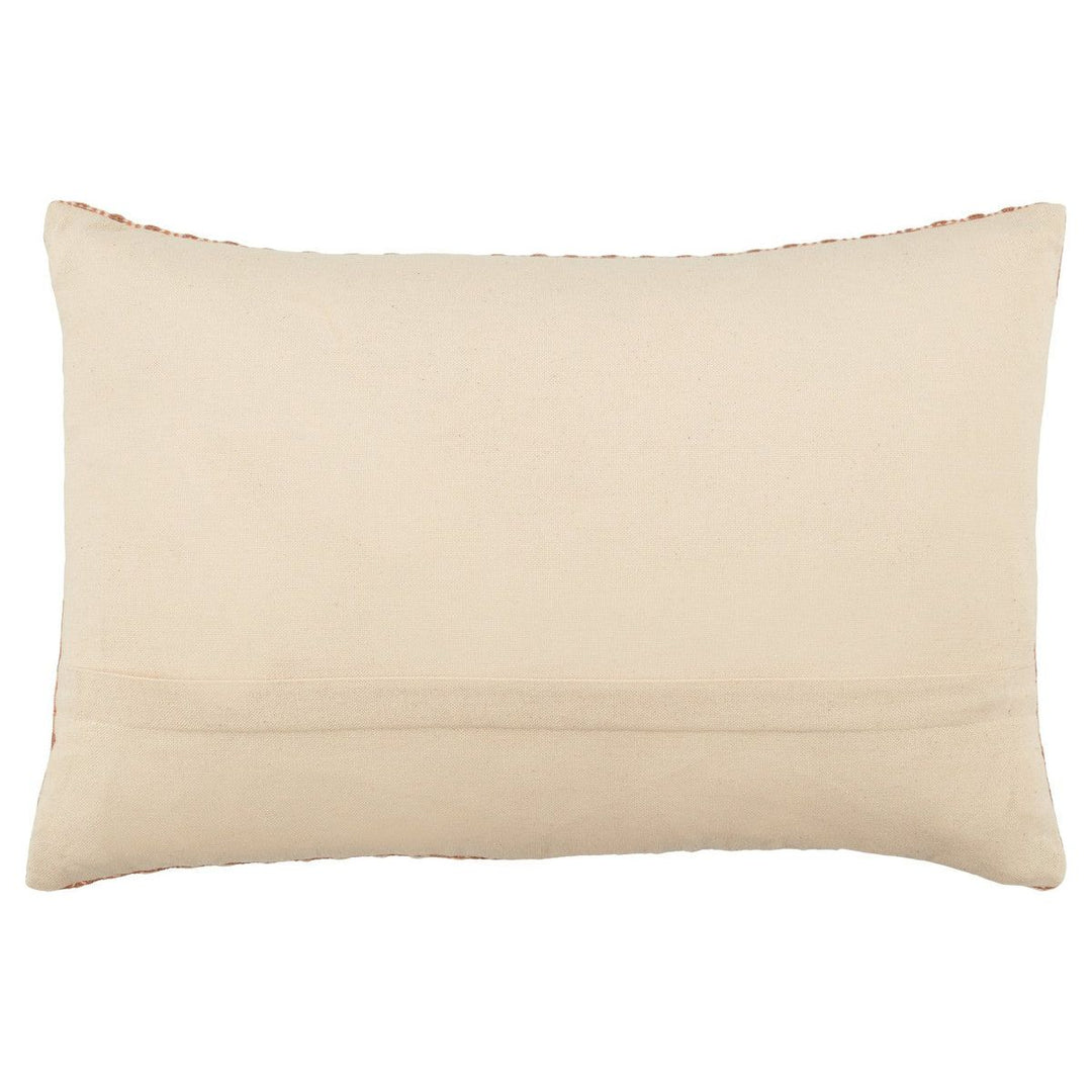 Jaipur Living Letsami Tribal Terracotta/ Ivory Pillow Cover (13"X21" Lumbar)