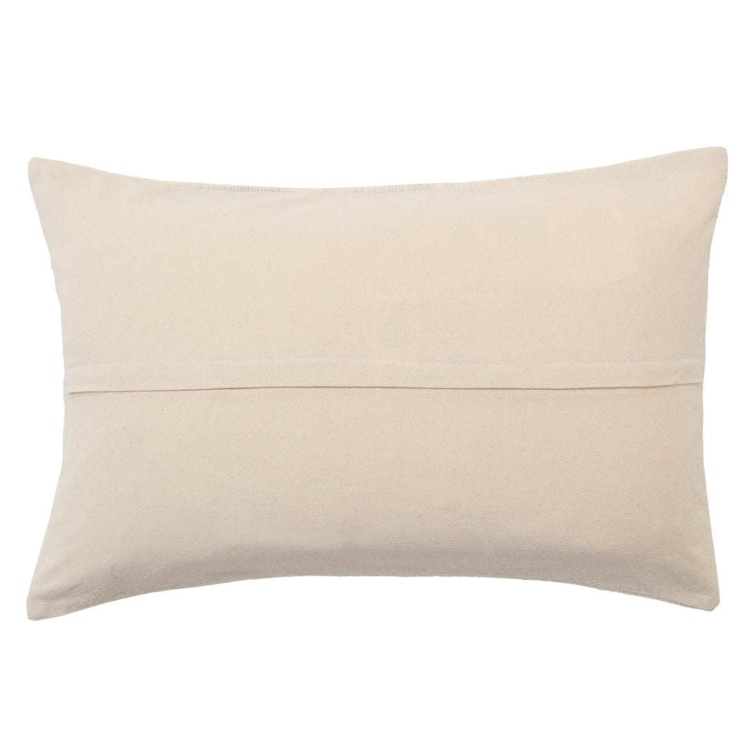 Jaipur Living Lumami Tribal Cream/ Black Down Pillow (16"X24" Lumbar)