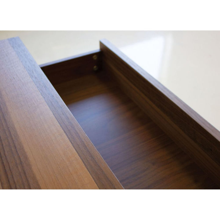 Nightstands Blanche Night Table 3-Drawer Walnut Veneer / Soft Closing Drawers