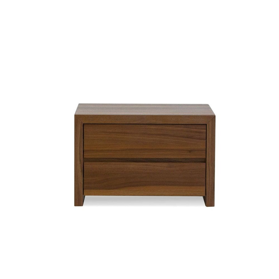 Nightstands Blanche Night Table 2-Drawer Walnut Veneer / Soft Closing Drawers