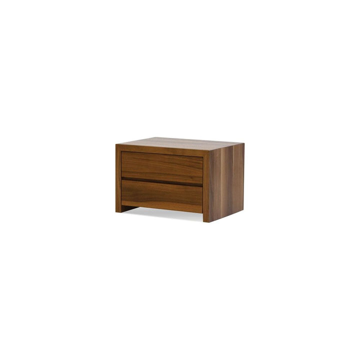 Nightstands Blanche Night Table 2-Drawer Walnut Veneer / Soft Closing Drawers