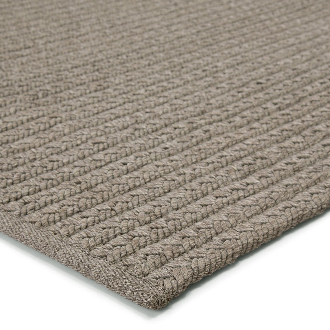 Jaipur Living Iver Indoor/ Outdoor Solid Gray Area Rug (12'X15')